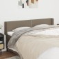 Testiera ad Orecchio Tortora 203x16x78/88 cm in Tessuto Testiera ad Orecchio Tortora 203x16x78/88 cm in Tessuto