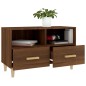 Mobile Porta TV Rovere Marrone 80x36x50 cm in Legno Multistrato Mobile Porta TV Rovere Marrone 80x36x50 cm in Legno Multistrato
