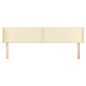 Testiera ad Orecchio Crema 163x16x78/88 cm in Similpelle Testiera ad Orecchio Crema 163x16x78/88 cm in Similpelle