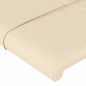 Testiera ad Orecchio Crema 83x16x78/88 cm in Tessuto Testiera ad Orecchio Crema 83x16x78/88 cm in Tessuto