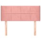Testiera ad Orecchio Rosa 83x16x78/88 cm in Velluto Testiera ad Orecchio Rosa 83x16x78/88 cm in Velluto