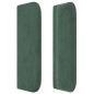 Testiera ad Orecchio Verde Scuro 147x16x78/88 cm in Velluto Testiera ad Orecchio Verde Scuro 147x16x78/88 cm in Velluto