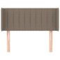 Testiera ad Orecchio Tortora 93x16x78/88 cm in Tessuto Testiera ad Orecchio Tortora 93x16x78/88 cm in Tessuto