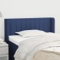Testiera ad Orecchio Blu 83x16x78/88cm in Tessuto Testiera ad Orecchio Blu 83x16x78/88cm in Tessuto