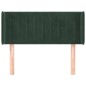 Testiera ad Orecchio Verde Scuro 83x16x78/88 cm in Velluto Testiera ad Orecchio Verde Scuro 83x16x78/88 cm in Velluto