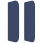 Testiera ad Orecchio Blu 83x16x78/88cm in Tessuto Testiera ad Orecchio Blu 83x16x78/88cm in Tessuto