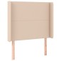 Testiera ad Orecchio Cappuccino 93x16x118/128 cm in Similpelle Testiera ad Orecchio Cappuccino 93x16x118/128 cm in Similpelle