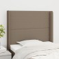 Testiera ad Orecchio Tortora 93x16x118/128 cm in Tessuto Testiera ad Orecchio Tortora 93x16x118/128 cm in Tessuto