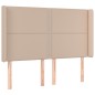 Testiera ad Orecchio Cappuccino 147x16x118/128 cm in Similpelle Testiera ad Orecchio Cappuccino 147x16x118/128 cm in Similpelle