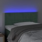 Testiera a LED Verde Scuro 100x5x78/88 cm in Velluto Testiera a LED Verde Scuro 100x5x78/88 cm in Velluto
