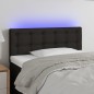 Testiera a LED Nera 80x5x78/88 cm in Tessuto Testiera a LED Nera 80x5x78/88 cm in Tessuto