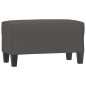 Panca Grigia 70x35x41 cm in Similpelle Panca Grigia 70x35x41 cm in Similpelle
