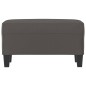 Panca Grigia 70x35x41 cm in Similpelle Panca Grigia 70x35x41 cm in Similpelle