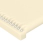Testiera a LED Crema 163x16x78/88 cm in Similpelle Testiera a LED Crema 163x16x78/88 cm in Similpelle
