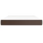 Materasso a Molle Marrone 140x190x20 cm in Similpelle Materasso a Molle Marrone 140x190x20 cm in Similpelle