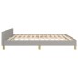 Giroletto senza Materasso Grigio Chiaro 180x200 cm Tessuto Giroletto senza Materasso Grigio Chiaro 180x200 cm Tessuto