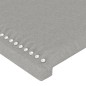 Giroletto senza Materasso Grigio Chiaro 180x200 cm Tessuto Giroletto senza Materasso Grigio Chiaro 180x200 cm Tessuto