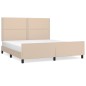 Giroletto con Testiera Cappuccino 160x200 cm in Similpelle Giroletto con Testiera Cappuccino 160x200 cm in Similpelle