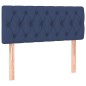 Giroletto a Molle con Materasso Blu 100x200 cm in Tessuto