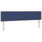 Giroletto a Molle con Materasso Blu 200x200 cm in Tessuto
