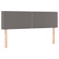 Giroletto a Molle con Materasso Grigio 140x200 cm in Similpelle