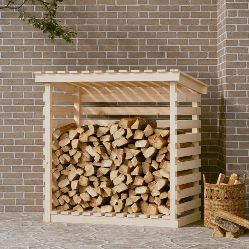 Portalegna 108x73x108 cm in Legno Massello di Pino Portalegna 108x73x108 cm in Legno Massello di Pino
