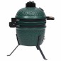 vidaXL Barbecue Affumicatore 2 in 1 Kamado in Ceramica 56 cm Verde vidaXL Barbecue Affumicatore 2 in 1 Kamado in Ceramica 56 cm Verde