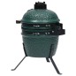 vidaXL Barbecue Affumicatore 2 in 1 Kamado in Ceramica 56 cm Verde vidaXL Barbecue Affumicatore 2 in 1 Kamado in Ceramica 56 cm Verde