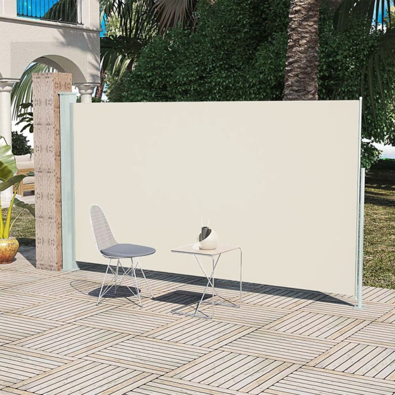 vidaXL Tendalino Laterale per Patio Terrazzo 160 x 300 cm Crema vidaXL Tendalino Laterale per Patio Terrazzo 160 x 300 cm Crema