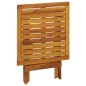 vidaXL Tavolo da Bistrot 46x46x47 cm in Legno Massello di Acacia vidaXL Tavolo da Bistrot 46x46x47 cm in Legno Massello di Acacia