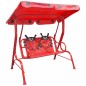vidaXL Altalena per bambini rossa vidaXL Altalena per bambini rossa