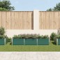 vidaXL Letto Rialzato Giardino in Acciaio Zincato 240x80x45 cm Verde vidaXL Letto Rialzato Giardino in Acciaio Zincato 240x80x45 cm Verde