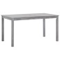 vidaXL Set da Pranzo da Giardino 5 pz Grigio Legno Massello di Acacia