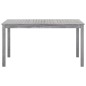 vidaXL Set da Pranzo da Giardino 5 pz Grigio Legno Massello di Acacia