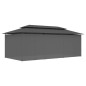 vidaXL Gazebo con Tende 600x298x270 cm Antracite