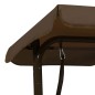 vidaXL Dondolo a Panchina per Bambini Marrone 115x75x110 cm in Tessuto vidaXL Dondolo a Panchina per Bambini Marrone 115x75x110 cm in Tessuto