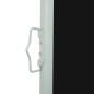 vidaXL Tenda Laterale Retrattile per Patio 170x300 cm Nera vidaXL Tenda Laterale Retrattile per Patio 170x300 cm Nera