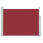 vidaXL Tenda Laterale Retrattile per Patio 120x500 cm Rossa