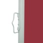 vidaXL Tenda Laterale Retrattile per Patio 120x500 cm Rossa