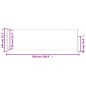 vidaXL Tenda Laterale Retrattile per Patio 140x500 cm Grigia vidaXL Tenda Laterale Retrattile per Patio 140x500 cm Grigia
