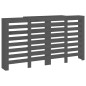 Copertura Termosifone Grigia 210x21x85 cm Legno Massello Pino Copertura Termosifone Grigia 210x21x85 cm Legno Massello Pino