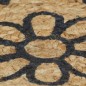 vidaXL Tappeto Lavorato a Mano in Juta con Stampa Blu Scuro 120 cm vidaXL Tappeto Lavorato a Mano in Juta con Stampa Blu Scuro 120 cm