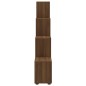 Libreria a Scala Rovere Marrone 142 cm in Legno Multistrato Libreria a Scala Rovere Marrone 142 cm in Legno Multistrato