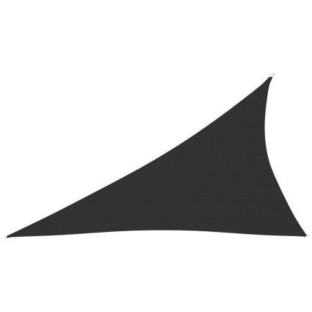 vidaXL Parasole a Vela Oxford Triangolare 4x5x6,4 m Antracite