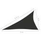 vidaXL Parasole a Vela Oxford Triangolare 4x5x6,4 m Antracite vidaXL Parasole a Vela Oxford Triangolare 4x5x6,4 m Antracite