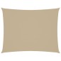 vidaXL Parasole a Vela Oxford Rettangolare 3,5x5 m Beige vidaXL Parasole a Vela Oxford Rettangolare 3,5x5 m Beige