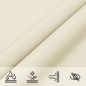 vidaXL Parasole a Vela in Tela Oxford Quadrato 4,5x4,5 m Crema vidaXL Parasole a Vela in Tela Oxford Quadrato 4,5x4,5 m Crema