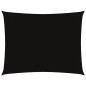 vidaXL Parasole a Vela Oxford Rettangolare 3x6 m Nero vidaXL Parasole a Vela Oxford Rettangolare 3x6 m Nero