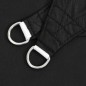 vidaXL Parasole a Vela Oxford Rettangolare 4x7 m Nero vidaXL Parasole a Vela Oxford Rettangolare 4x7 m Nero
