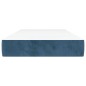 vidaXL Materasso a Molle Blu Scuro 80x200x20 cm in Velluto vidaXL Materasso a Molle Blu Scuro 80x200x20 cm in Velluto